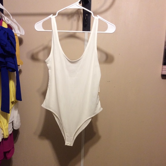 Tops - White Thong Fashion Nova bodysuit.